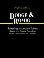 Sampling Inspection Tables: Single and Double Sampling - ISBN 9780471255499
