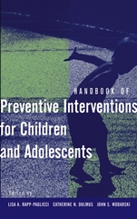 Handbook of Preventive Interventions for Children and Adolescents - ISBN 9780471274339