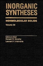 Inorganic Syntheses: Nonmolecular Solids - ISBN 9780471305088