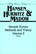 Sample Survey Methods and Theory, Volume 2: Theory - ISBN 9780471309666