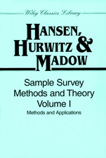 Sample Survey Methods and Theory, Volume 1: Methods and Applications - ISBN 9780471309673