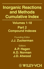 Inorganic Reactions and Methods: Compound Indexes Cumulative Index, Part 2 - ISBN 9780471327110