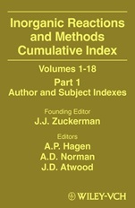 Inorganic Reactions and Methods: Author and Subject Indexes Cumulative Index, Part 1 - ISBN 9780471327127