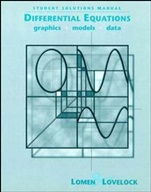 Student Solutions Manual to accompany Differential Equations: Graphics, Models, Data - ISBN 9780471327592