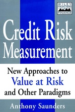 Credit Risk Measurement: New Approaches to Value–at–Risk and Other Paradigms - ISBN 9780471350842