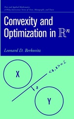 Convexity and Optimization in Rn - ISBN 9780471352815