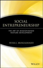 Social Entrepreneurship: The Art of Mission–Based Venture Development - ISBN 9780471362821