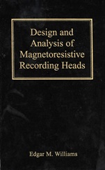 Design and Analysis of Magnetoresistive Recording Heads - ISBN 9780471363583