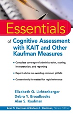 Essentials of Cognitive Assessment with KAIT and Other Kaufman Measures - ISBN 9780471383178