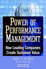 Power of Performance Management: How Leading Companies Create Sustained Value - ISBN 9780471383475
