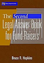 The Second Legal Answer Book for Fund–Raisers - ISBN 9780471387732