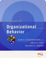 Core Concepts of Organizational Behavior - ISBN 9780471391821