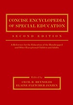 Concise Encyclopedia of Special Education: A Reference for the Education of the Handicapped and Other Exceptional Children and Adults - ISBN 9780471392613