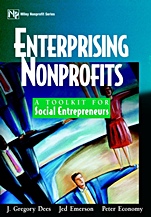 Enterprising Nonprofits: A Toolkit for Social Entrepreneurs - ISBN 9780471397359