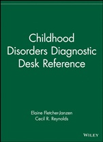 Childhood Disorders Diagnostic Desk Reference - ISBN 9780471404286
