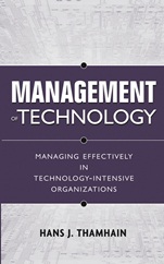 Management of Technology: Managing Effectively in Technology–Intensive Organizations - ISBN 9780471415510