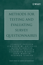 Methods for Testing and Evaluating Survey Questionnaires - ISBN 9780471458418