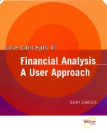 Core Concepts of  Financial Analysis: A User Approach - ISBN 9780471467120