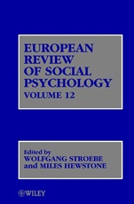 European Review of Social Psychology - ISBN 9780471486756
