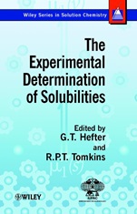 The Experimental Determination of Solubilities - ISBN 9780471497080