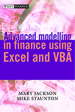 Advanced Modelling in Finance using Excel and VBA - ISBN 9780471499220