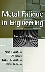 Metal Fatigue in Engineering - ISBN 9780471510598