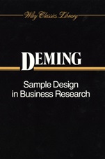 Sample Design in Business Research - ISBN 9780471523703