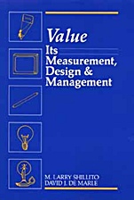 Value: Its Measurement, Design, and Management - ISBN 9780471527381