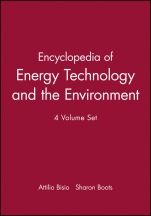 Encyclopedia of Energy Technology and the Environm, 4 Volume Set - ISBN 9780471544586