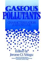 Gaseous Pollutants: Characterization and Cycling - ISBN 9780471548980