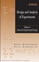 Design and Analysis of Experiments, Volume 2: Advanced Experimental Design - ISBN 9780471551775