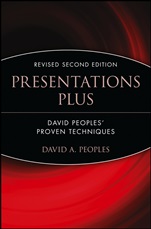Presentations Plus: David Peoples Proven Techniques - ISBN 9780471559566
