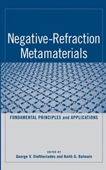 Negative–Refraction Metamaterials: Fundamental Principles and Applications - ISBN 9780471601463