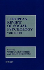 European Review of Social Psychology, Volume 10 - ISBN 9780471608134