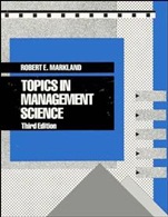 Topics in Management Science - ISBN 9780471617860