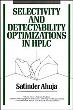 Selectivity and Detectability Optimizations in HPLC - ISBN 9780471626459