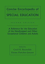 Concise Encyclopedia of Special Education: A Reference for the Education of the Handicapped and Other Exceptional Children and Adults - ISBN 9780471652519