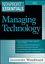 Nonprofit Essentials: Managing Technology - ISBN 9780471738381