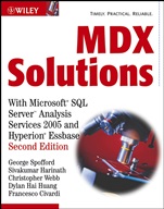 MDX Solutions: With Microsoft SQL Server Analysis Services 2005 and Hyperion Essbase - ISBN 9780471748083