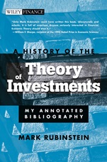 A History of the Theory of Investments: My Annotated Bibliography - ISBN 9780471770565