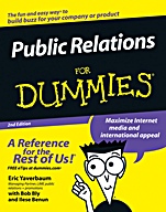 Public Relations For Dummies - ISBN 9780471772729