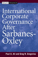 International Corporate Governance After Sarbanes–Oxley - ISBN 9780471775928