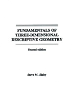 Fundamentals of Three Dimensional Descriptive Geometry - ISBN 9780471796213