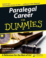 Paralegal Career For Dummies - ISBN 9780471799566