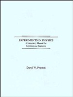 Experiments in Physics: A Laboratory Manual for Scientists and Engineers - ISBN 9780471805717
