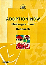 Adoption Now: Messages from Research - ISBN 9780471852049