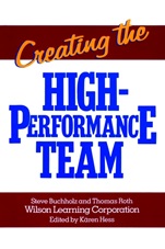 Creating the High Performance Team - ISBN 9780471856740