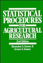 Statistical Procedures for Agricultural Research - ISBN 9780471870920