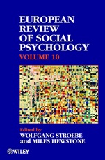 European Review of Social Psychology, Volume 10 - ISBN 9780471899686