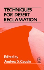 Techniques for Desert Reclamation - ISBN 9780471921790